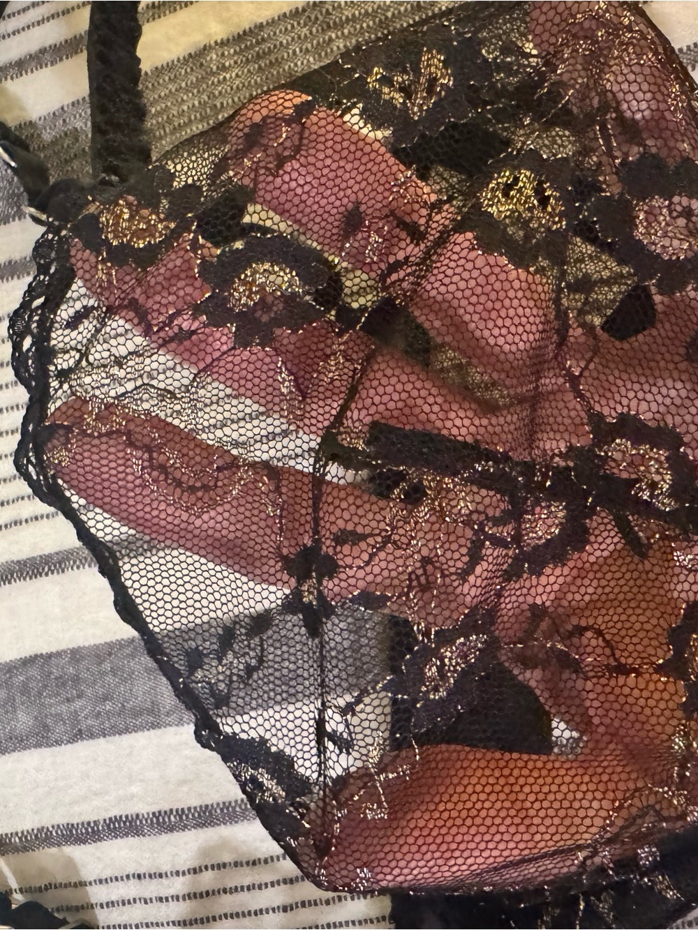 Agent Provocateur Black Lace Underwire Bra 32E - Picture 2 of 16